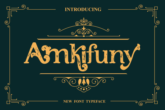 Amkifuny: A Display Font for Creative Web Design