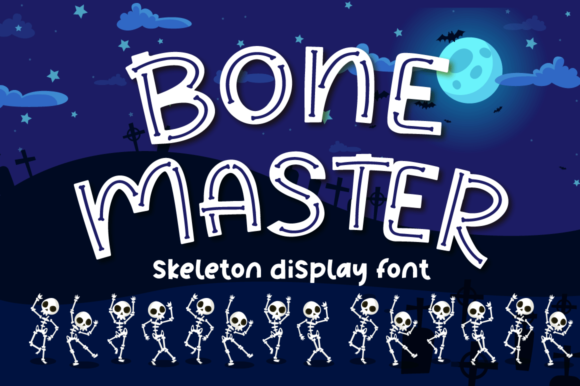 Bone Master Font for Creative Makers