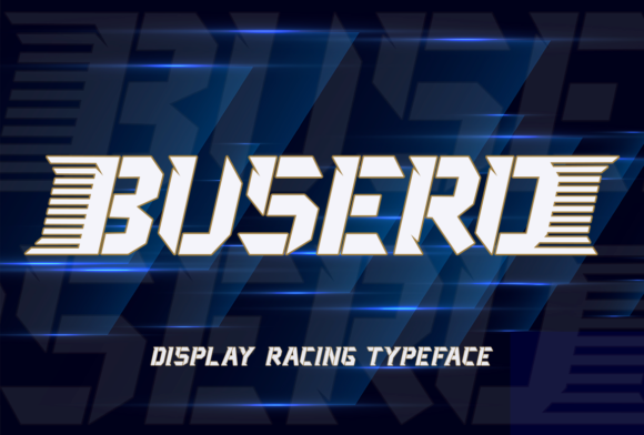 Busero: A Bold Display Font