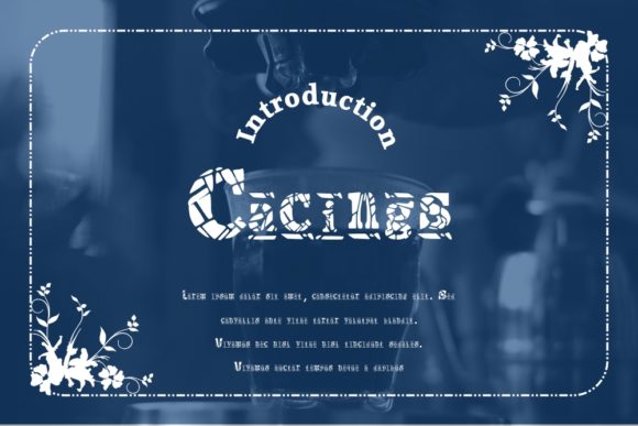 Cacings: A Playful Display Font