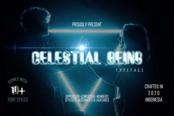 Celestial Being: A Font That Shines