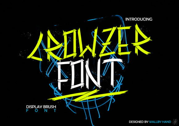 Crowzer: A Handmade Font for Creative Makers