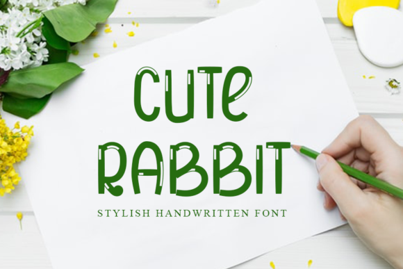 Cute Rabbit Font: A Friendly Display Type