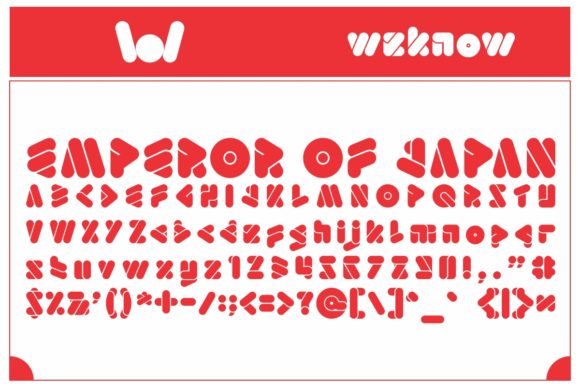 Emperor of Japan Font