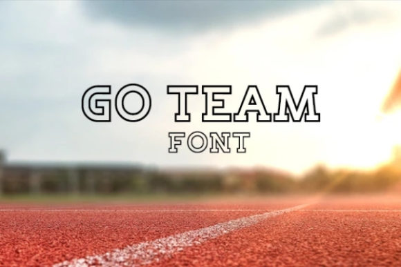 Go Team: A Bold Display Font for Sports and More