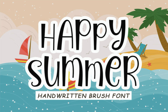Happy Summer Font for Creative Campaigns