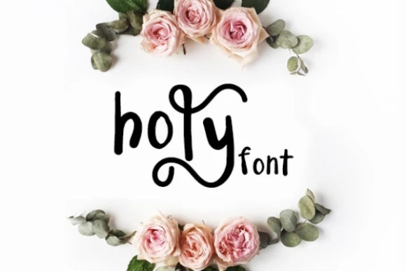 Holy: A Playful Typeface for Creative Projects