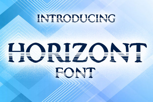 Horizont: A Bold Display Font