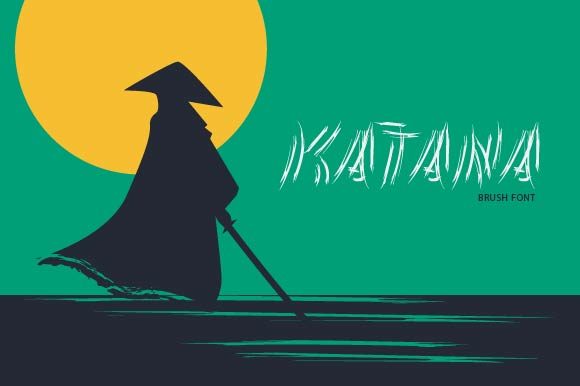 Katana: A Bold Display Font