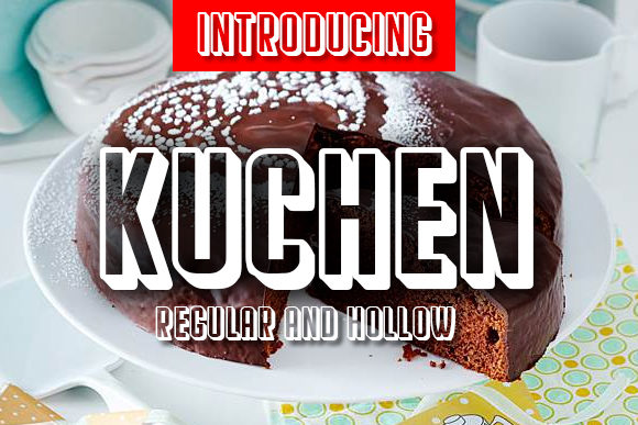 Kuchen: A Bold Display Font