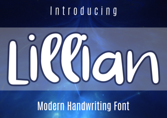 Lillian: A Luxurious Display Font for Crafters