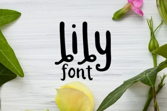 Lily: A Cute Display Font for Crafters