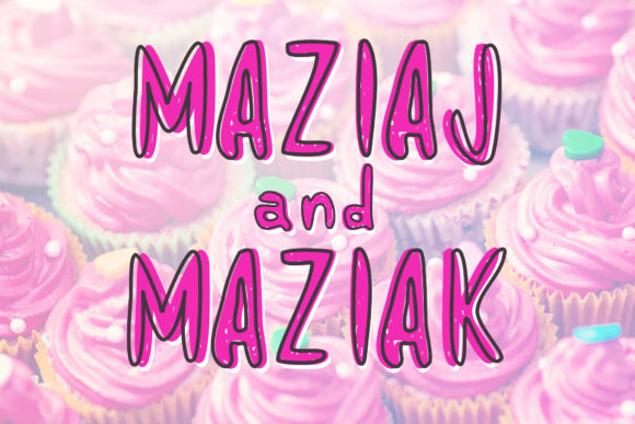 Maziaj and Maziak: A Quirky Display Font