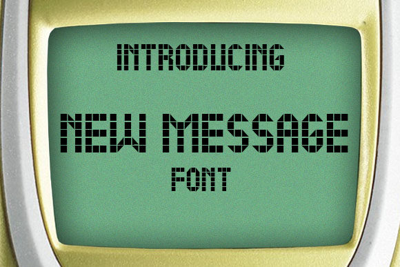 New Message Font