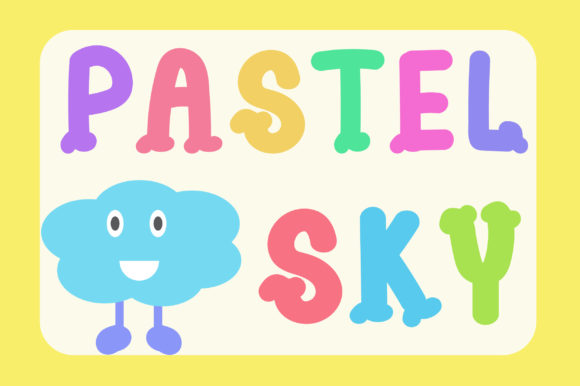 Pastel Sky: A Bold Display Font for Marketers
