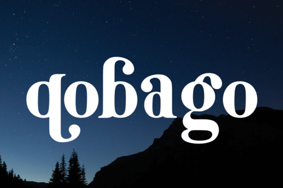 Qobago Font: Bold and Branded
