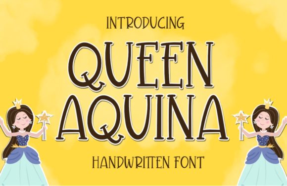 Queen Aquina: A Whimsical Font for Business Branding
