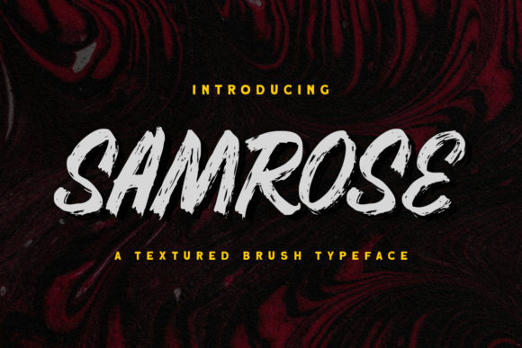 Samrose: A Bold Display Font for Web Design