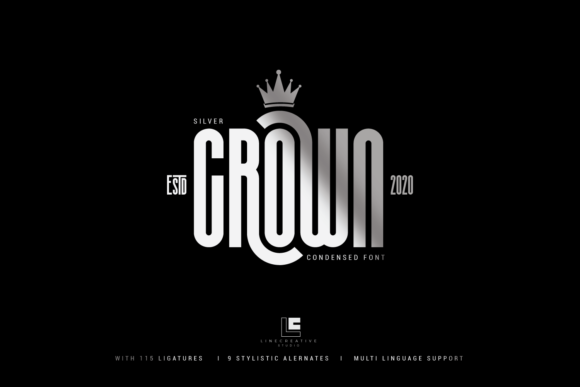 Silvel Crown: A Premium Font for Business Branding