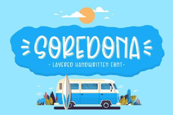 Soredona: A Bold Display Font for Designers