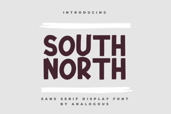South North: A Bold Display Font