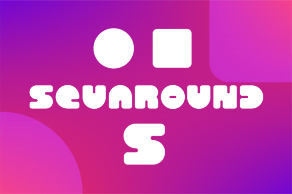 Squaround S: A Bold Display Typeface