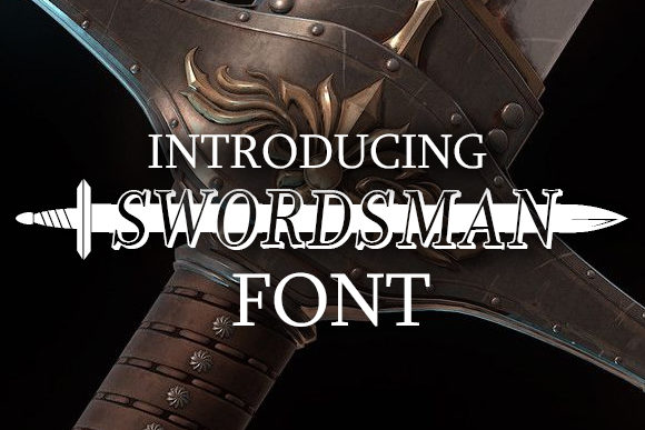 Swordsman Font for Business Branding