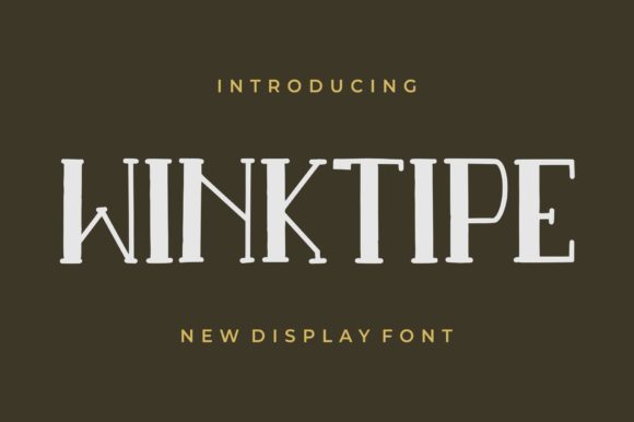 Winktipe: A Creative Font for Business