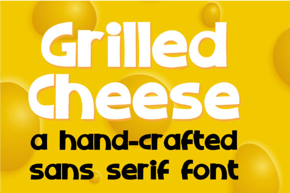ZP Grilled Cheese: A Tasteful Display Font
